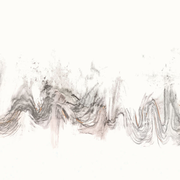 Drifting Wall Mural - Gray Wallcoverings | Romo