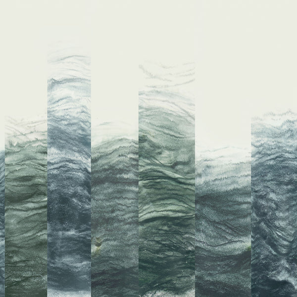 Shift Wall Mural Celadon