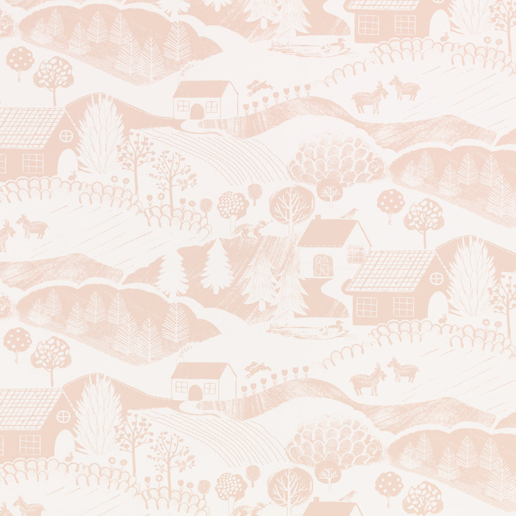 Far Far Away Wallpaper Blush | Romo Europe