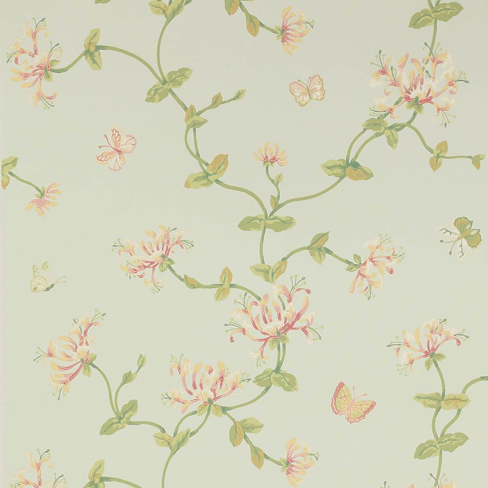 Honeysuckle Garden Wallpaper  | Colefax and Fowler