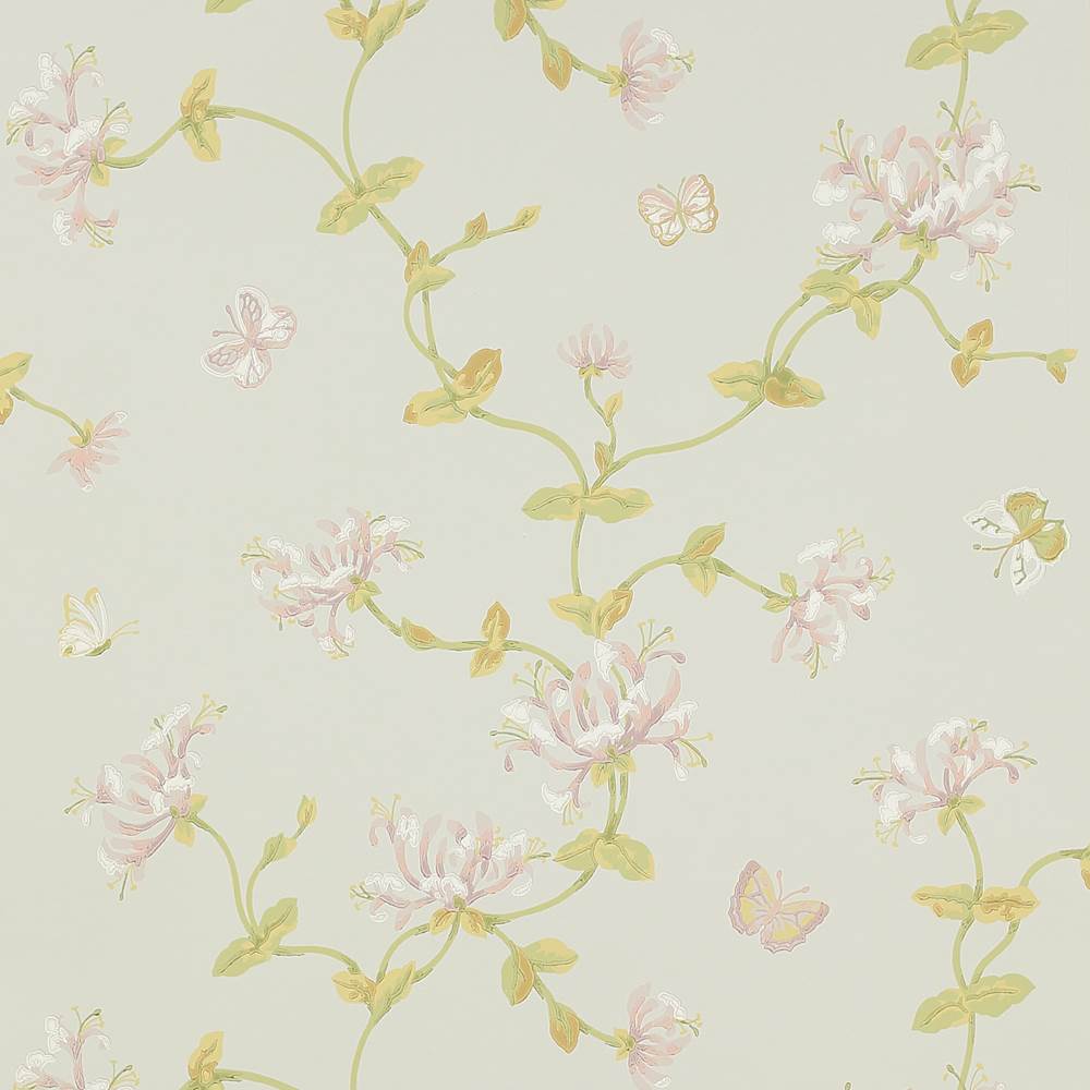 Honeysuckle Garden Wallpaper  | Colefax and Fowler