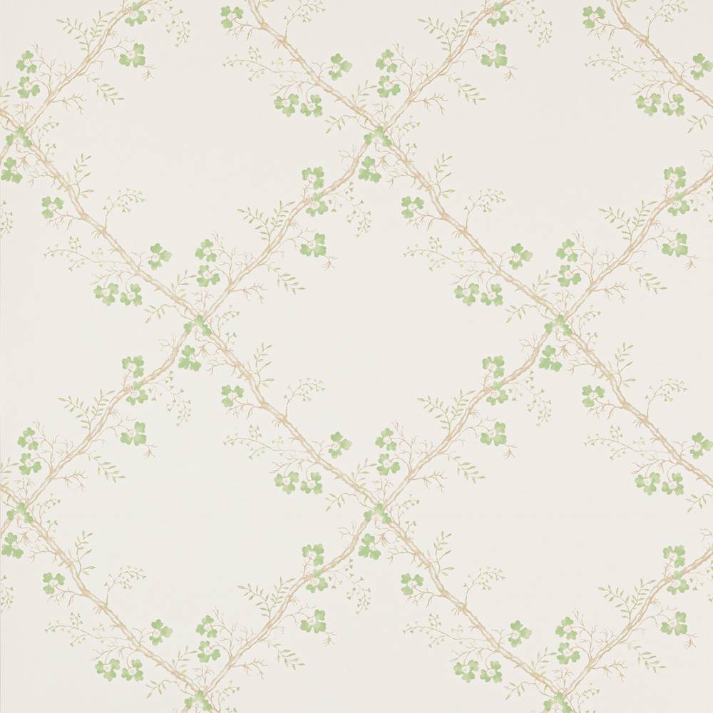 Trefoil Trellis Wallpaper  | Colefax and Fowler