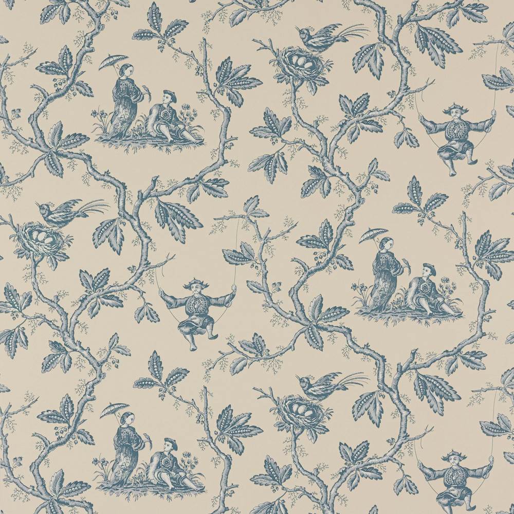 Toile Chinoise Wallpaper  | Colefax and Fowler