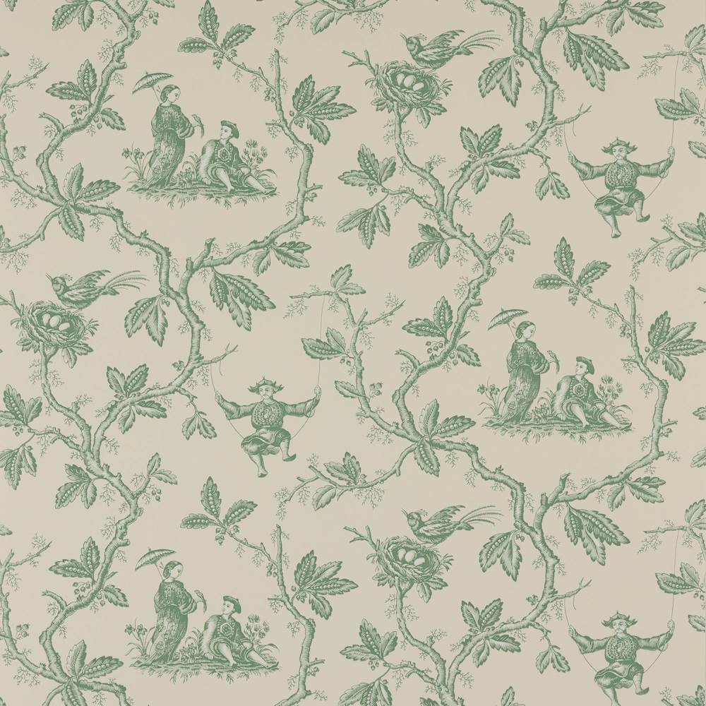 Toile Chinoise Wallpaper  | Colefax and Fowler