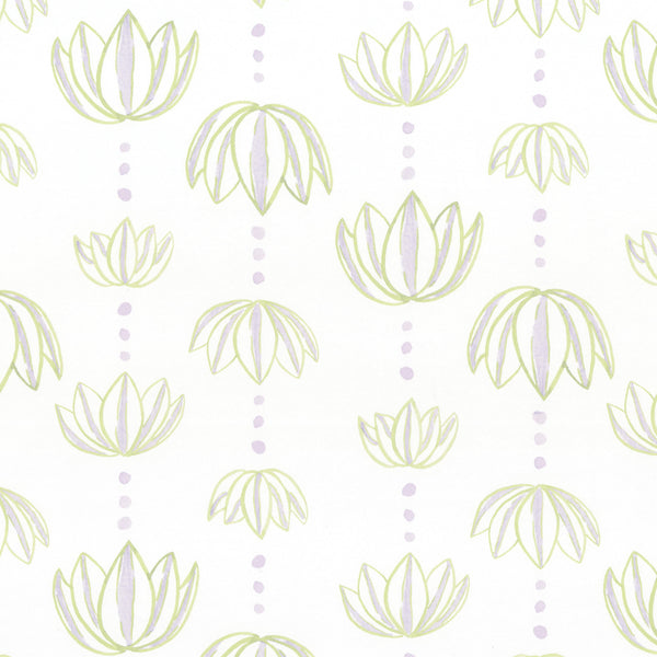 Tulips Lilac | Stout Textiles