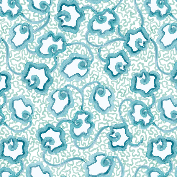 Waterlily Seaglass | Stout Textiles