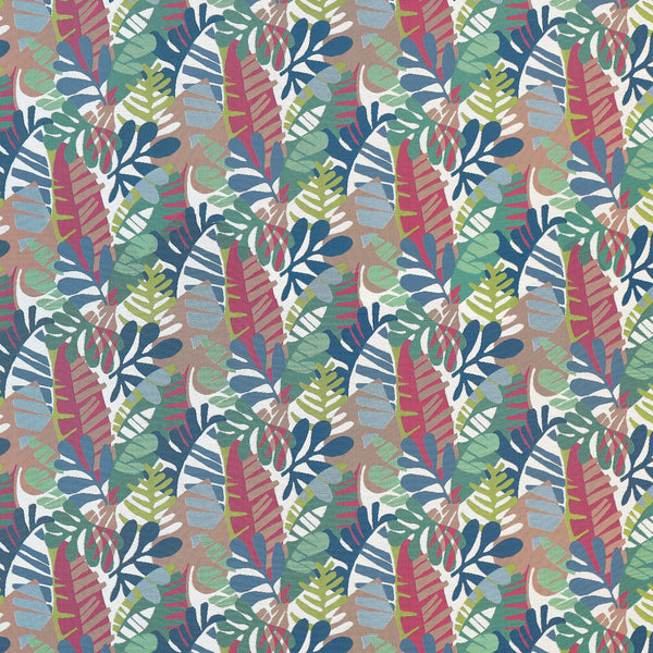 Ipanema Cornflower and Peony Wallcovering | Thibaut