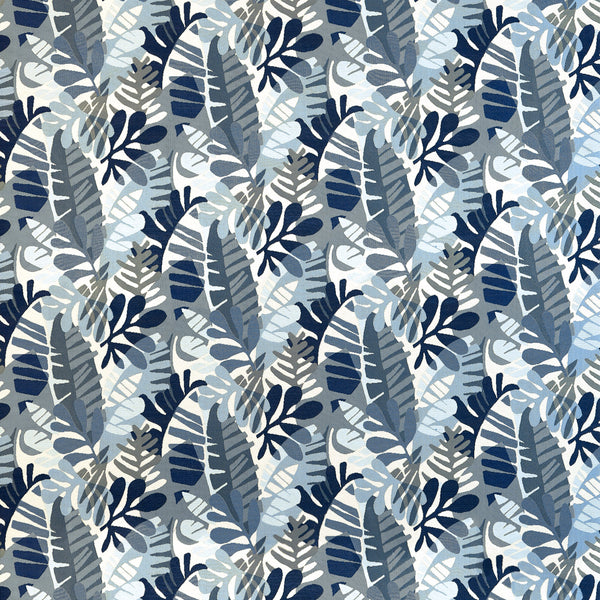 Ipanema Navy and Sky Wallcovering | Thibaut