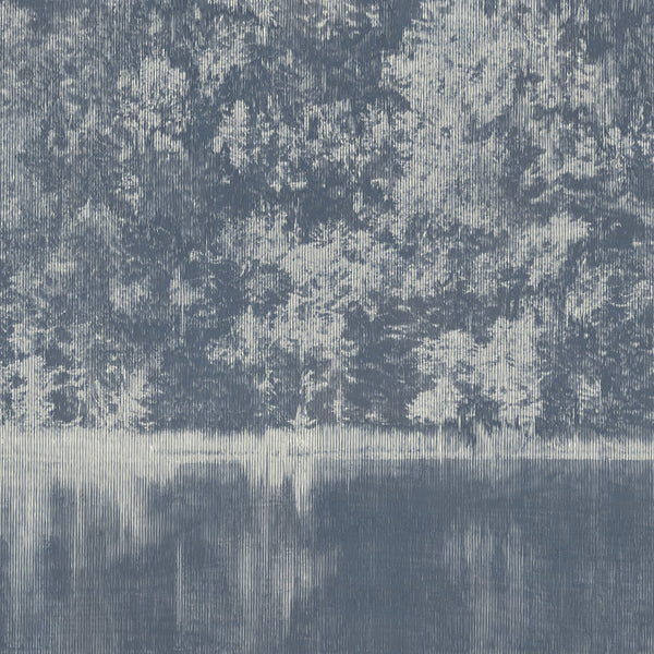 Mizumi Panel - Midnight Wallcovering | Romo