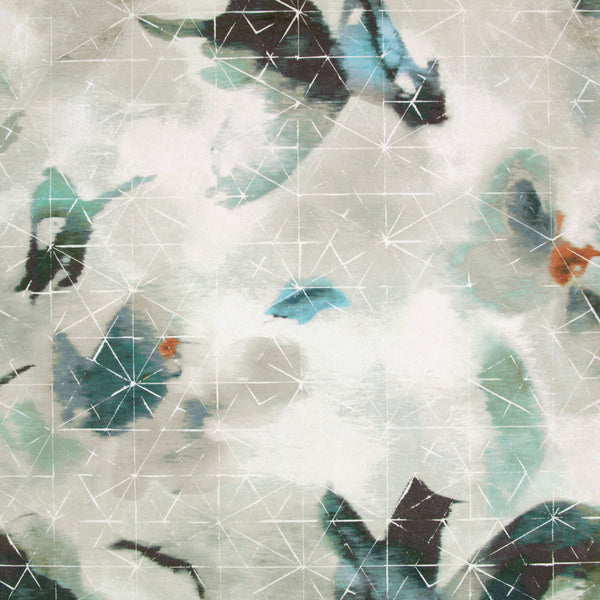 Orimono Wallpaper Peacock | Romo Europe