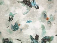 Orimono - Peacock Wallcovering | Romo