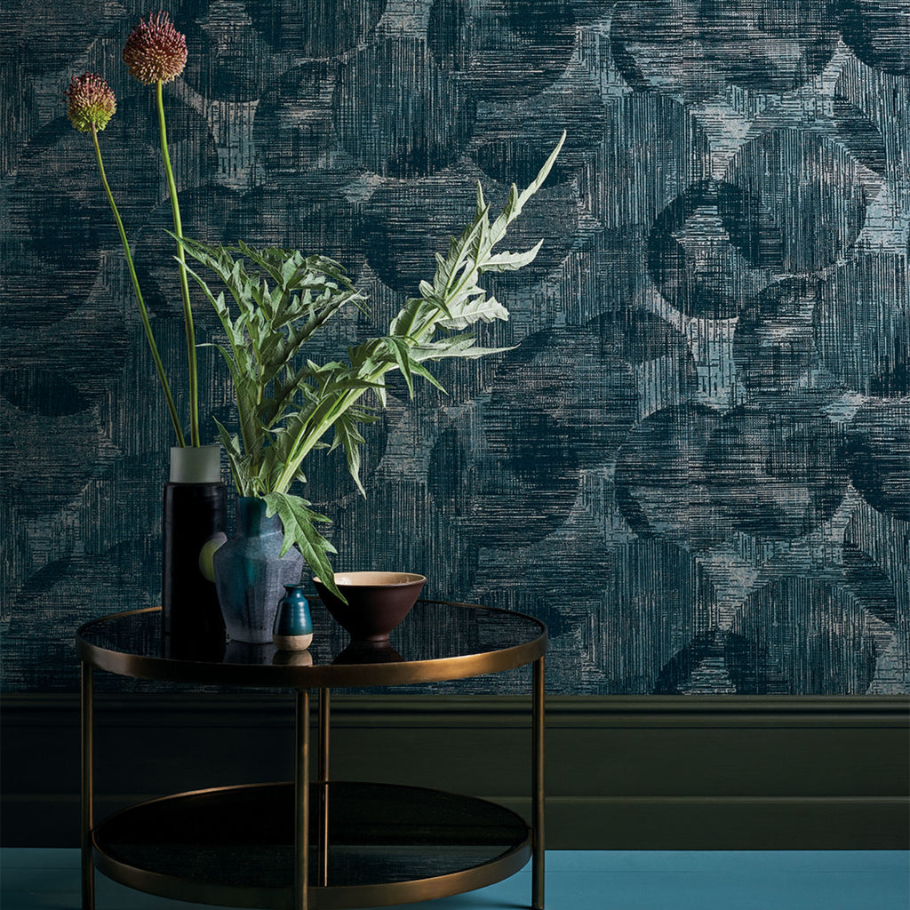 Otoko Flock Wallpaper Viridian | Romo Europe