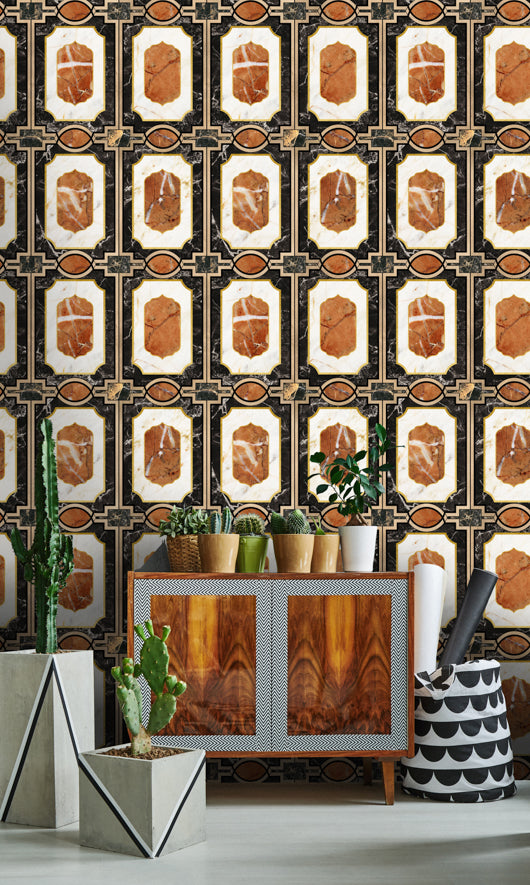 Waldorf - Ochre Wallcovering | Mind the Gap
