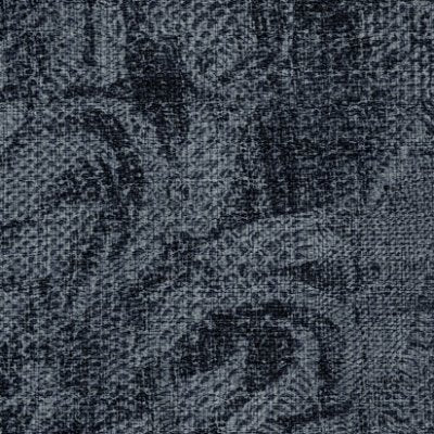 Washed Medallion Celestial Gray - Steel Blue Fabric | Koroseal