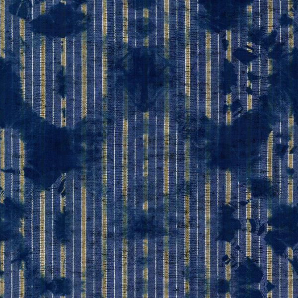 Washed Shibori - Indigo Wallcovering | Mind the Gap
