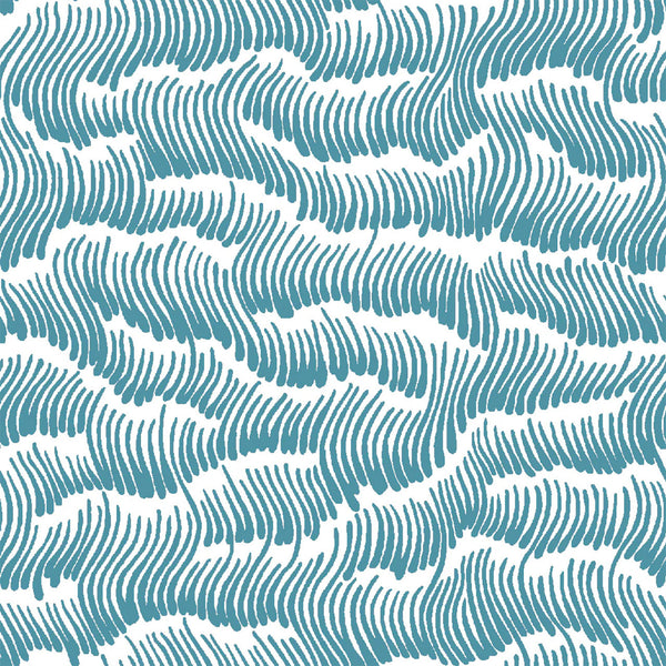 Wave Turquoise | Maison Martin Morel Wallcovering