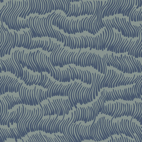 Wave Dark Green | Maison Martin Morel Wallcovering