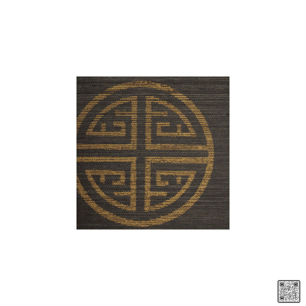 Samples and Purchasing available for Realm - 0  By Phillipe Romano | Phillipe Romano Barclay Butera Prints |Dots Medallion / Suzani / Persian Wallcovering Grasscloth at Designer Wallcoverings and Fabrics