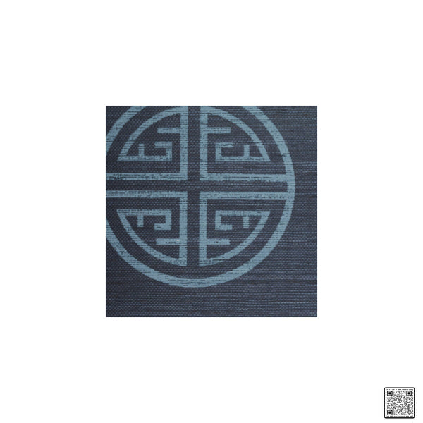 Samples and Purchasing available for Realm - 0  By Phillipe Romano | Phillipe Romano Barclay Butera Prints |Dots Medallion / Suzani / Persian Wallcovering Grasscloth at Designer Wallcoverings and Fabrics