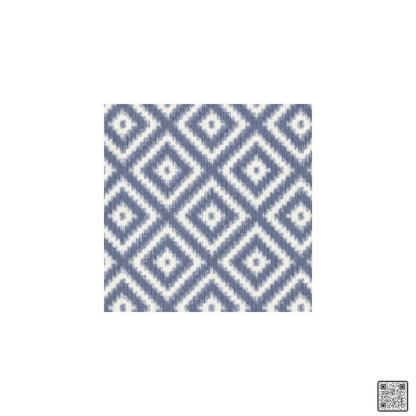 Samples and Purchasing available for Ikat Diamond - Indigo  By Phillipe Romano | Phillipe Romano Barclay Living In Style |Diamond Ikat/Southwest/Kilims Wallcovering Print at Designer Wallcoverings and Fabrics