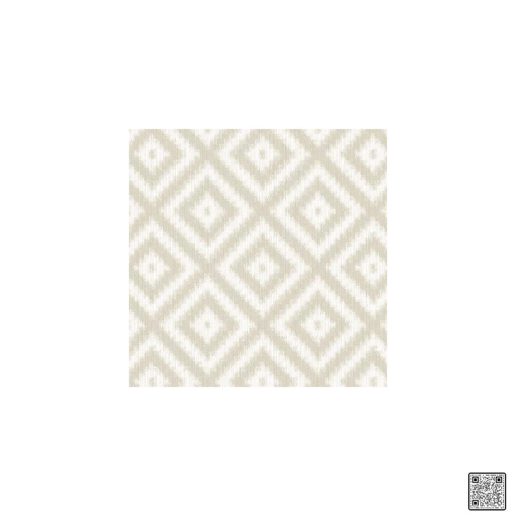Samples and Purchasing available for Ikat Diamond - Kahki  By Phillipe Romano | Phillipe Romano Barclay Living In Style |Diamond Ikat/Southwest/Kilims Wallcovering Print at Designer Wallcoverings and Fabrics