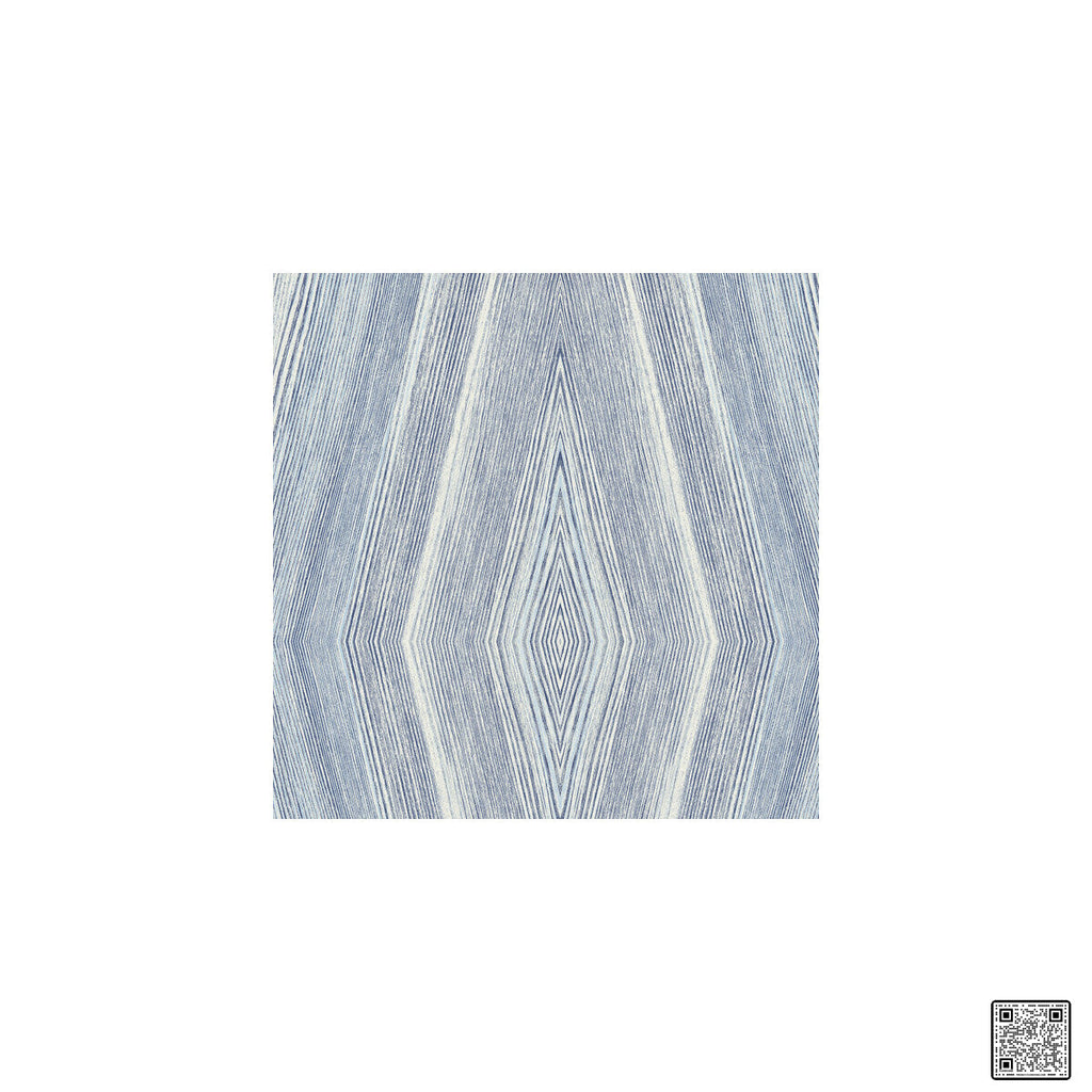 Samples and Purchasing available for Crosscut - Indigo  By Phillipe Romano | Phillipe Romano Barclay Living In Style |Diamond Geometric Wallcovering Print at Designer Wallcoverings and Fabrics