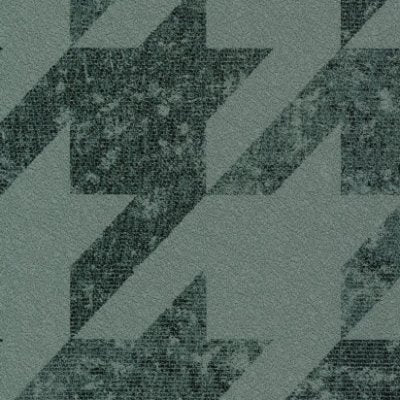 Well Dressed Fashion Week Gray - Sea Green Commercial Wallcovering | Koroseal