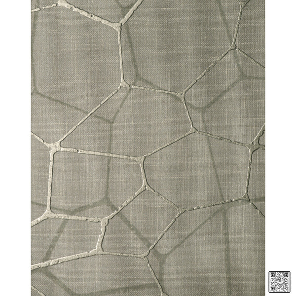 Samples and Purchasing available for Villasana - Pewter  By Phillipe Romano | Phillipe Romano Natural Textiles |Modern Tone On Tone Wallcovering Linen at Designer Wallcoverings and Fabrics