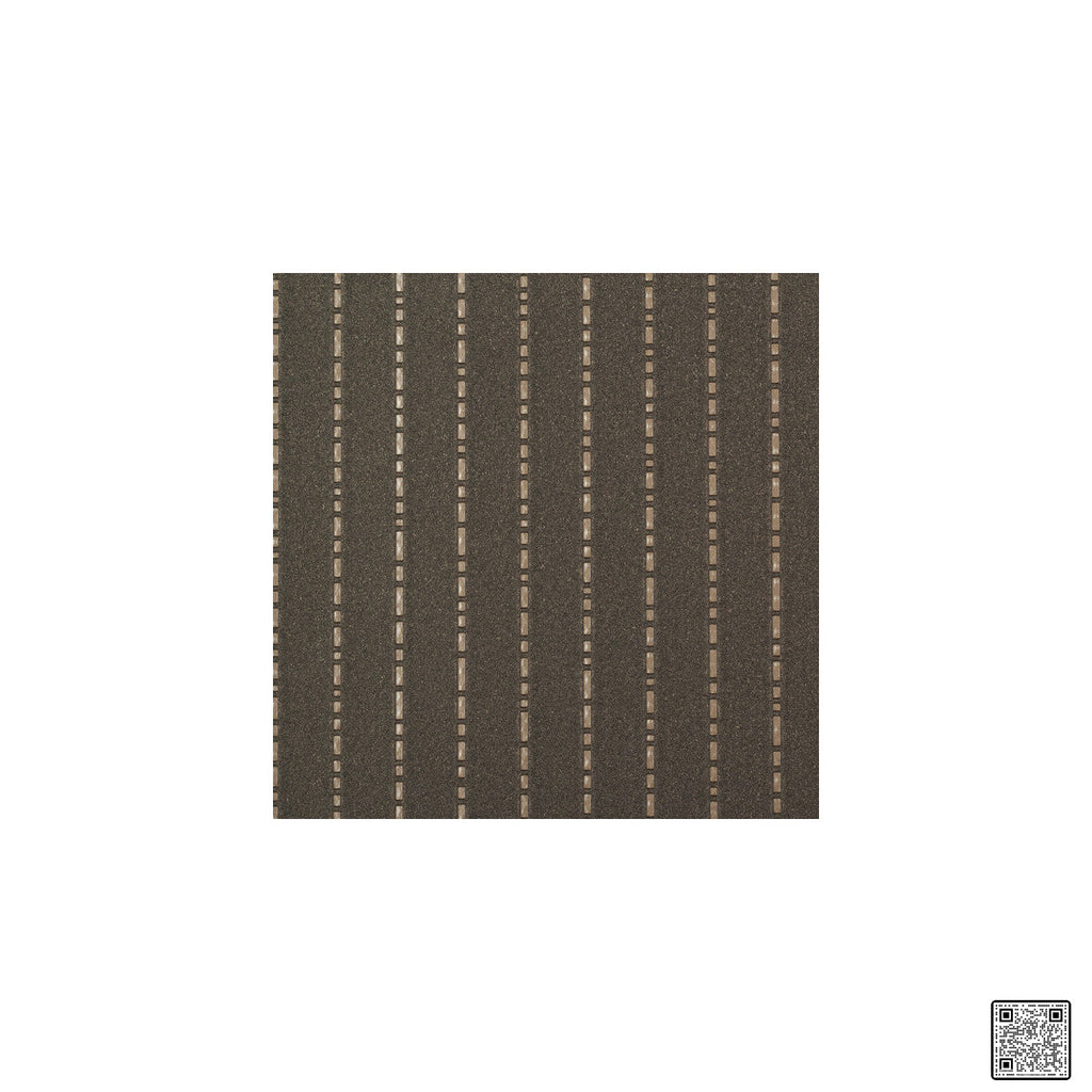 Samples and Purchasing available for Madden - Cocoa  By Phillipe Romano | Phillipe Romano Thom Filicia Vinyls | Stripes Wallcovering Vinyl/Faux Leather at Designer Wallcoverings and Fabrics