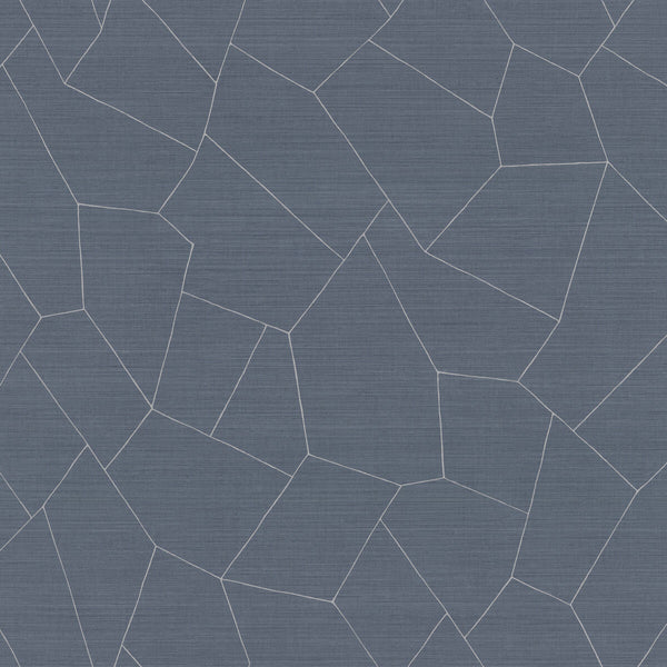 Samples and Purchasing available for Vivace - Indigo Blue By Phillipe Romano | Phillipe Romano Thom Filicia Vinyls | Modern Wallcovering Vinyl/Faux Leather at Designer Wallcoverings and Fabrics