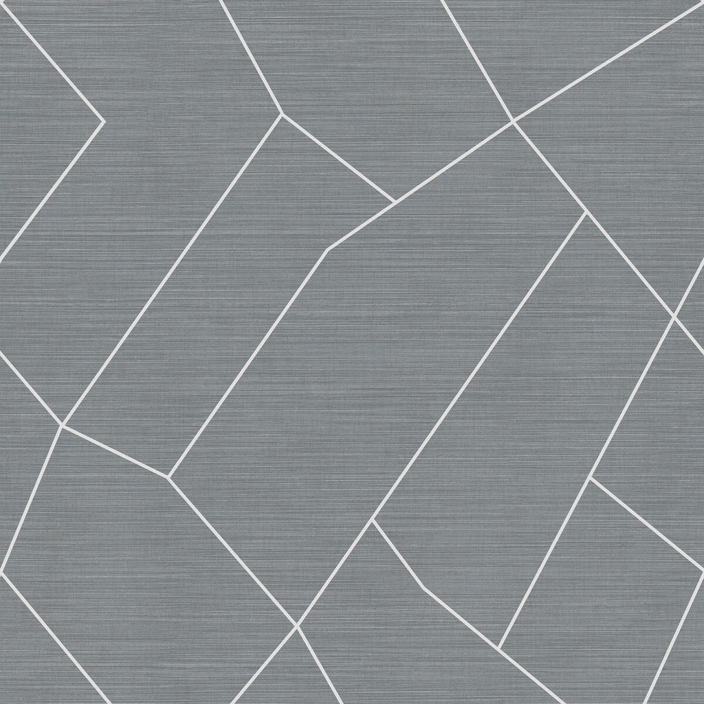 Samples and Purchasing available for Vivace Grand - Heather Grey By Phillipe Romano | Phillipe Romano Thom Filicia Vinyls | Modern Wallcovering Vinyl/Faux Leather at Designer Wallcoverings and Fabrics