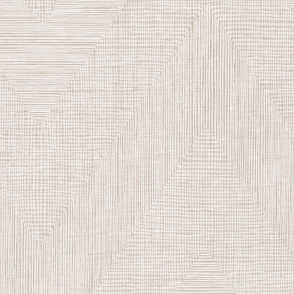 Samples and Purchasing available for Thistle - Pearl White By Phillipe Romano | Phillipe Romano Thom Filicia Vinyls |Modern Flamestitch Wallcovering Vinyl/Faux Leather at Designer Wallcoverings and Fabrics