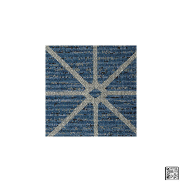 Samples and Purchasing available for Radius Trellis - Azure  By Phillipe Romano | Phillipe Romano Thom Filicia Vinyls |Modern Geometric Wallcovering Vinyl/Faux Leather at Designer Wallcoverings and Fabrics