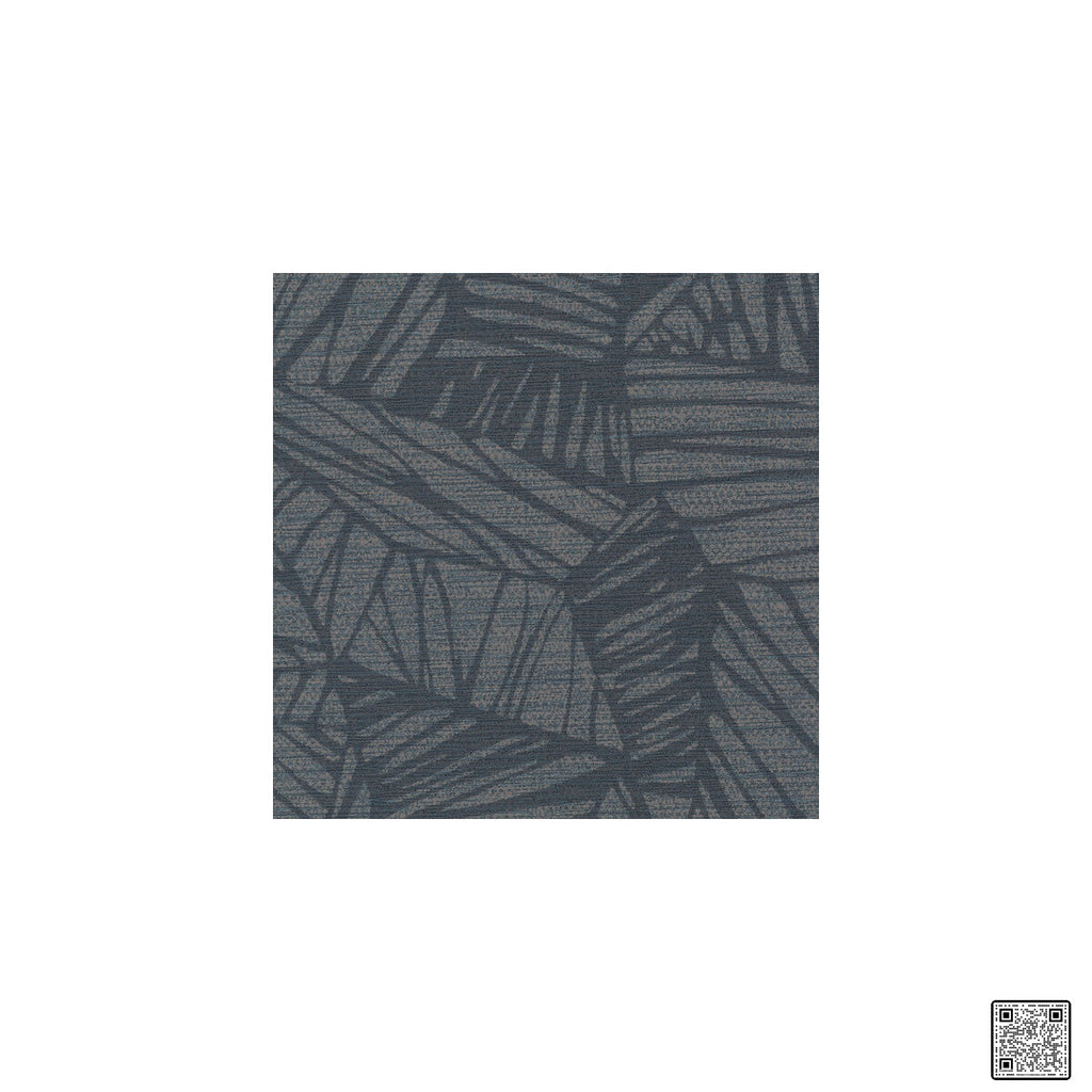 Samples and Purchasing available for Phoenix - Indigo  By Phillipe Romano | Phillipe Romano Thom Filicia Vinyls | Botanical & Floral Wallcovering Vinyl/Faux Leather at Designer Wallcoverings and Fabrics