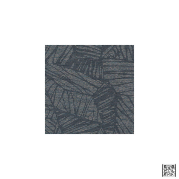 Samples and Purchasing available for Phoenix - Indigo  By Phillipe Romano | Phillipe Romano Thom Filicia Vinyls | Botanical & Floral Wallcovering Vinyl/Faux Leather at Designer Wallcoverings and Fabrics