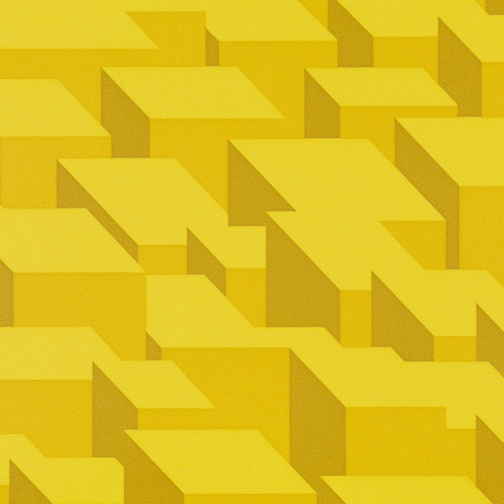Cubic Bumps Wallpaper Sunshine | Romo Europe