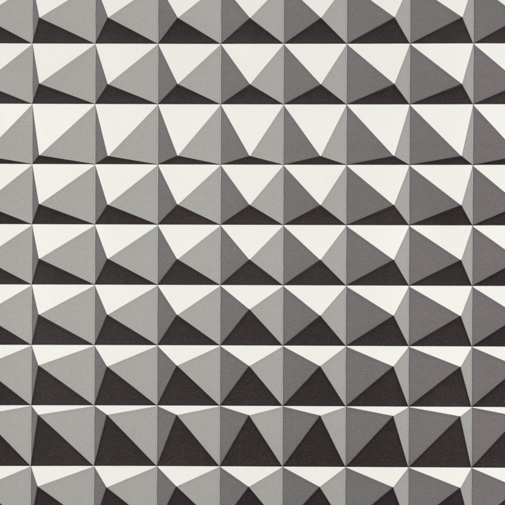 Domino Pyramid Wallpaper Monochrome | Romo Europe