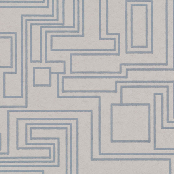 Electro Maze Wallpaper Silver | Romo Europe