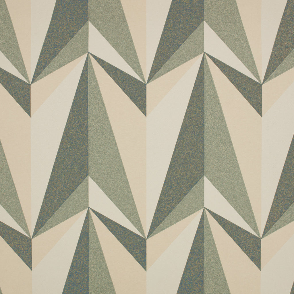 Origami Rockets Wallpaper Pistachio | Romo Europe