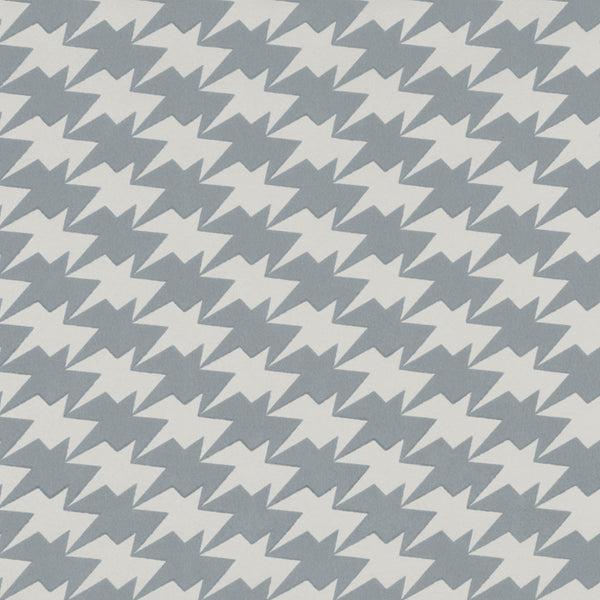Zig Zag Birds - Silver Wallcovering | Kirkby Design