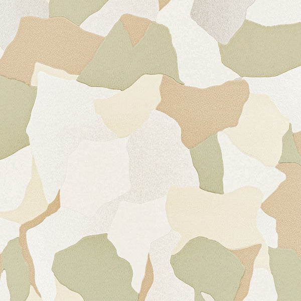 Hidden - Pistachio Wallcovering | Romo