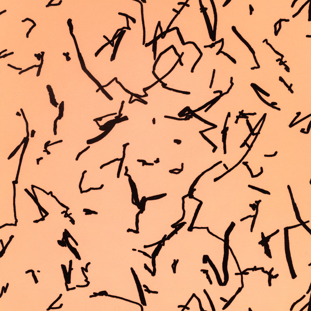 Scribble Wallpaper Amber | Romo Europe