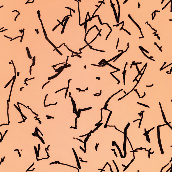 Scribble, Coral Wallcoverings | Romo