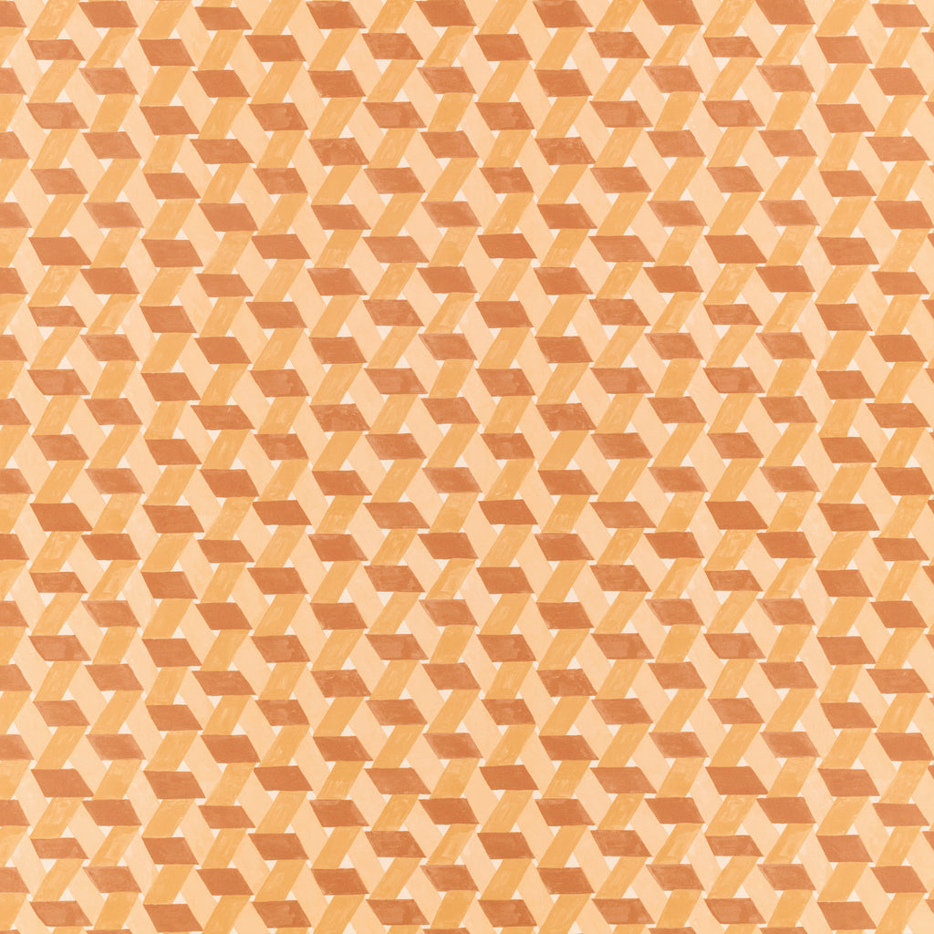 Twist Wallpaper Terracotta | Romo Europe