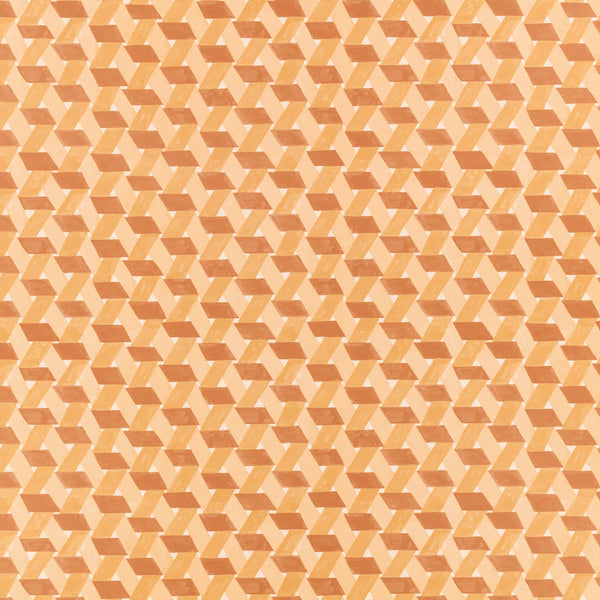 Twist Wallpaper Terracotta | Romo Europe