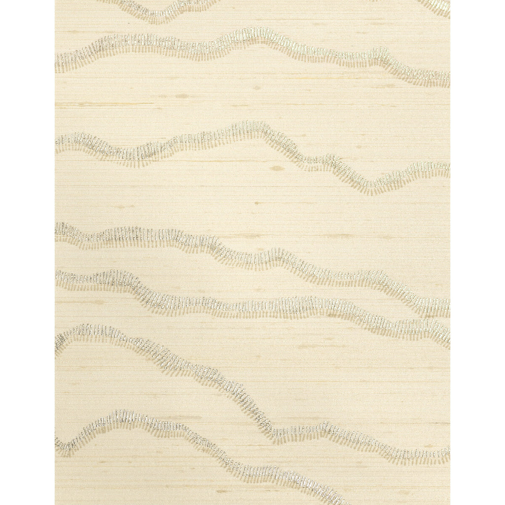 Samples and Purchasing available for Delia - Ivory Ivory By Phillipe Romano | Phillipe Romano Classic Elegance | Abstract Wallcovering Silk at Designer Wallcoverings and Fabrics