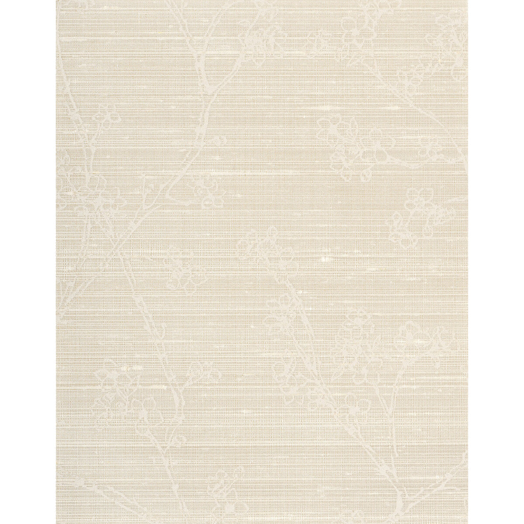 Samples and Purchasing available for Kaisa - Cookie Beige By Phillipe Romano | Phillipe Romano Classic Elegance | Botanical & Floral Wallcovering Silk at Designer Wallcoverings and Fabrics