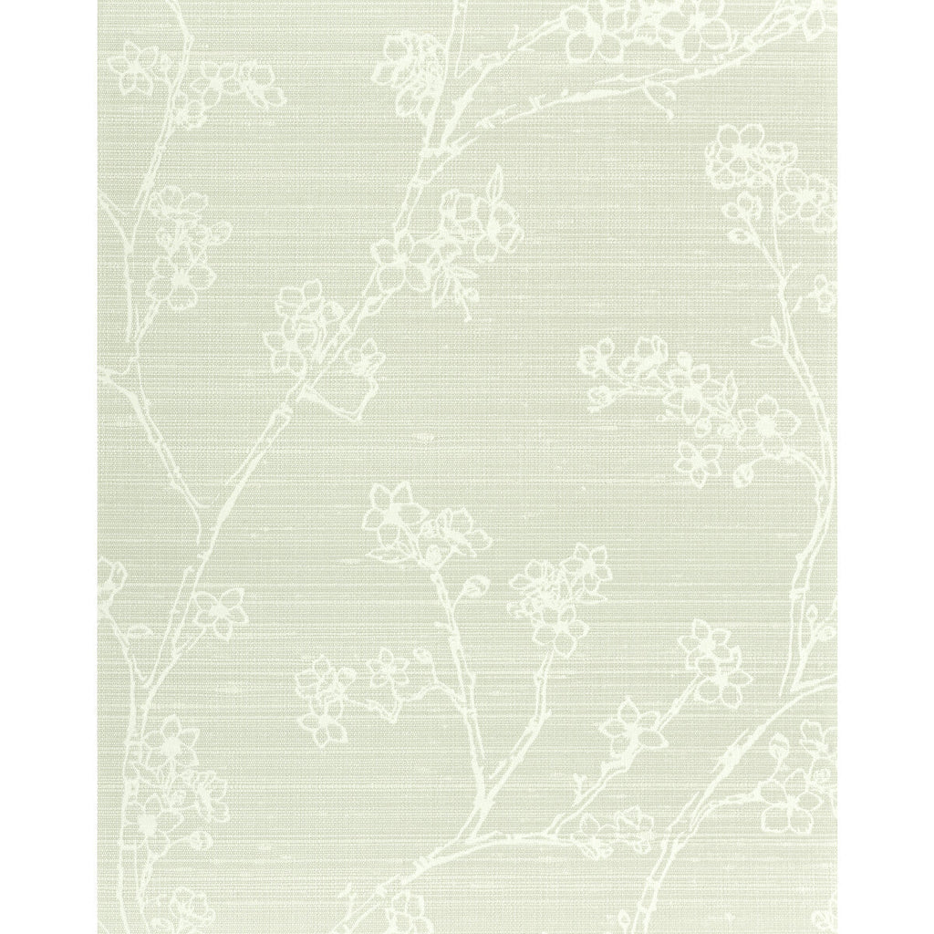 Samples and Purchasing available for Kaisa - Sea Glass Light Green By Phillipe Romano | Phillipe Romano Classic Elegance | Botanical & Floral Wallcovering Silk at Designer Wallcoverings and Fabrics