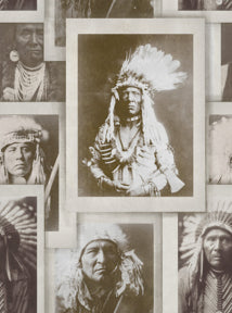 Indian Chiefs Sepia - Taupe, Sepia Wallcovering | Mind the Gap
