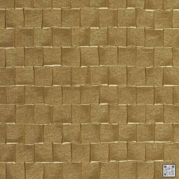 Samples and Purchasing available for Rock Candy - Saffron  By Phillipe Romano | Phillipe Romano Performace Vinyl |Geometric Texture Wallcovering Vinyl/Faux Leather at Designer Wallcoverings and Fabrics